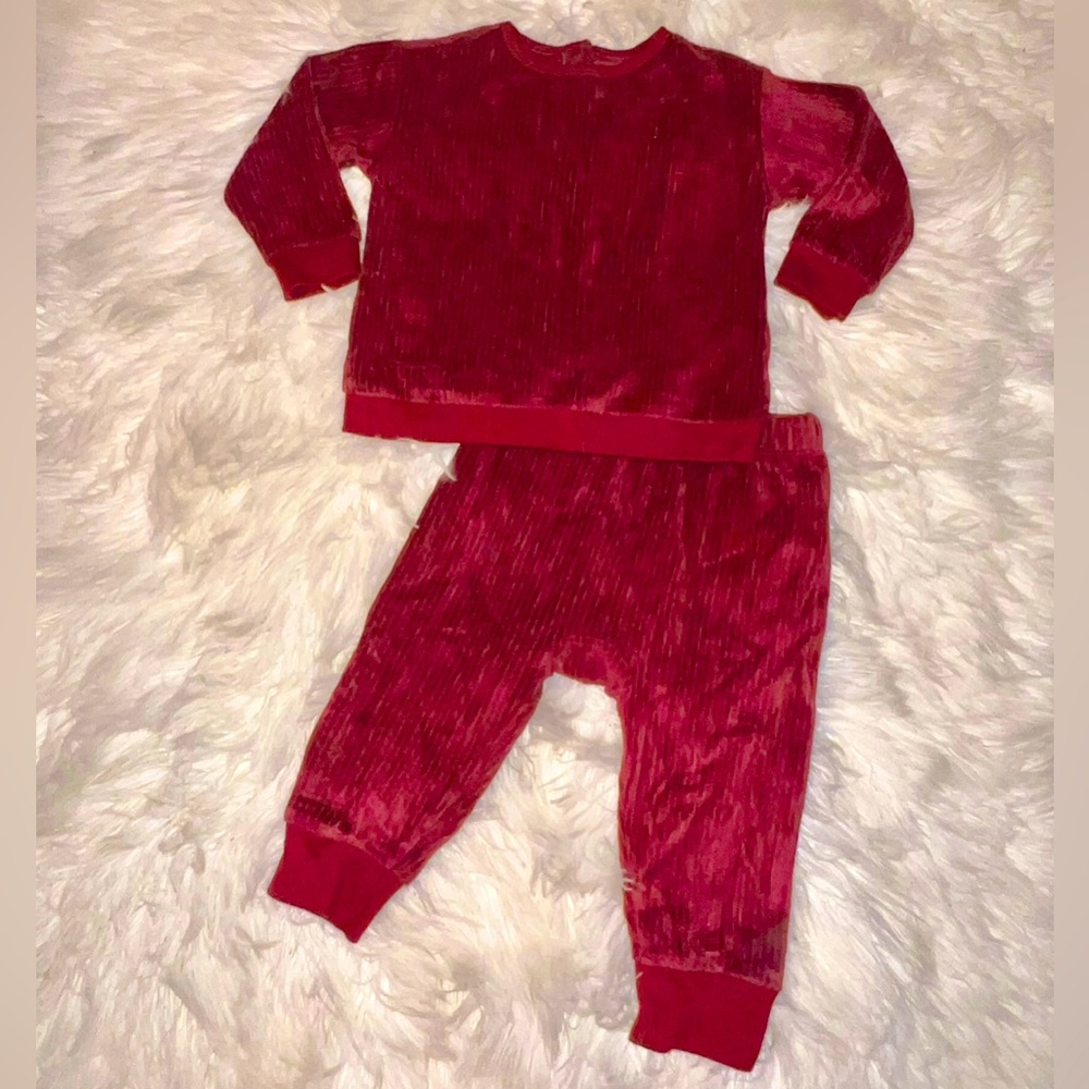 Velour Track Suit set EUC